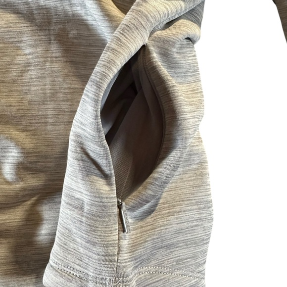 SPYDER heathered gray 1/4 zip pullover sweatshirt size Large - NWT! - Picture 4 of 6